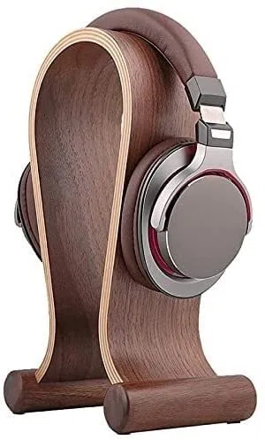 MRKU Support pour Casque Audio, Crochet de Bureau en Bois Universel pour Studio de Jeu, idéal pour Les écouteurs.
